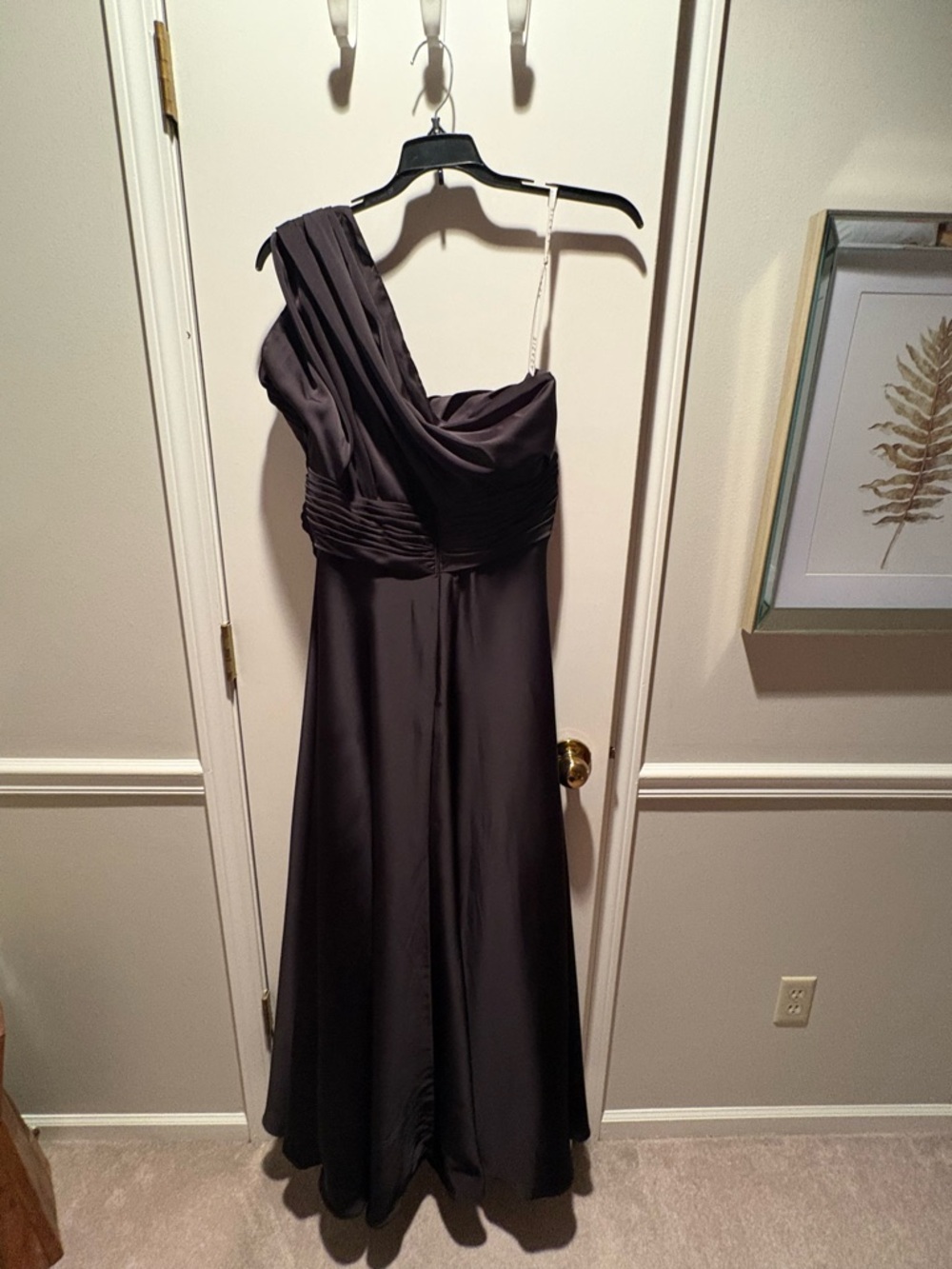 Azazie One-Shoulder Black Formal Gown